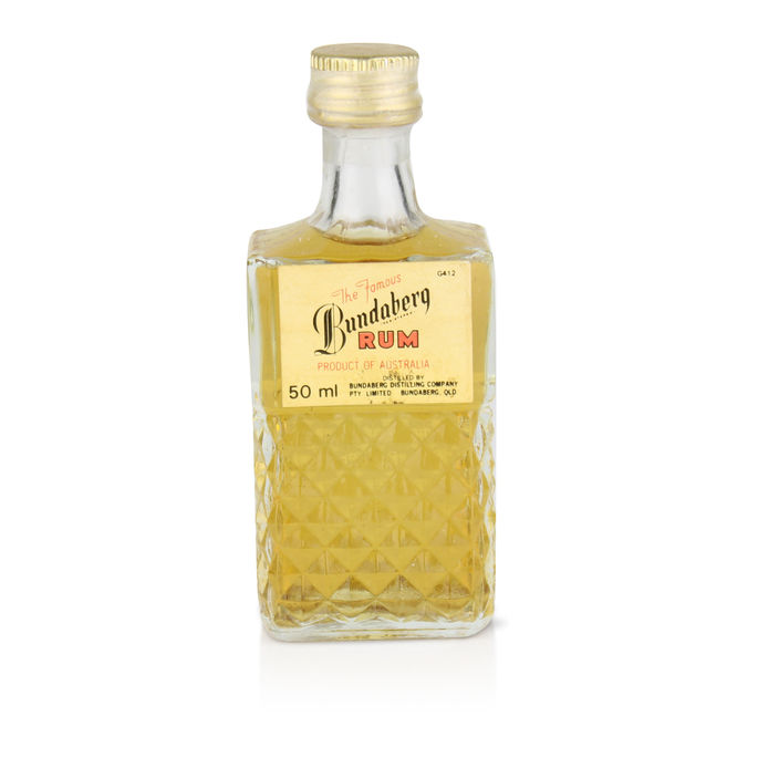 Bundaberg Rum Mini Square Crystal Cut Auction | Australian Whisky