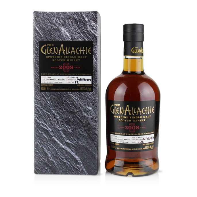 Glenallachie 10 years old Hand Filled Single Cask Marsala Barrel