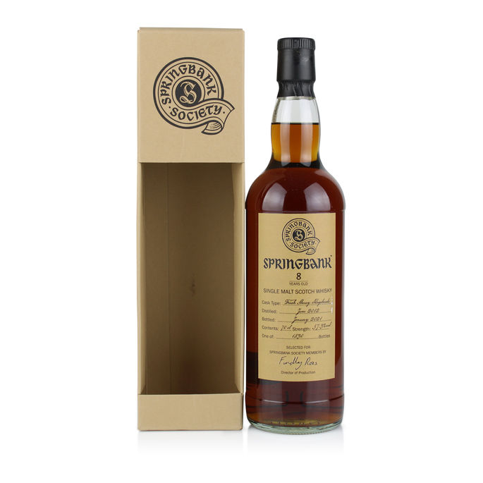 Springbank 8 Year Old Society Fresh Sherry Hogshead Auction