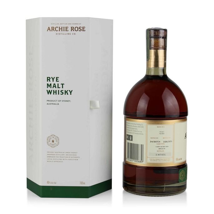 Archie Rose Rye Malt Whisky Batch 2 Auction | Australian Whisky Auctions