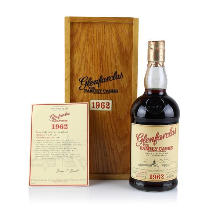 Glenfarclas 1962 44 Years Old Single Sherry Hogshead #2645 The Family Cask Release 1