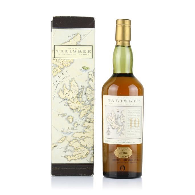 Talisker 10 Year Old Map Label Late 1990s Bottling