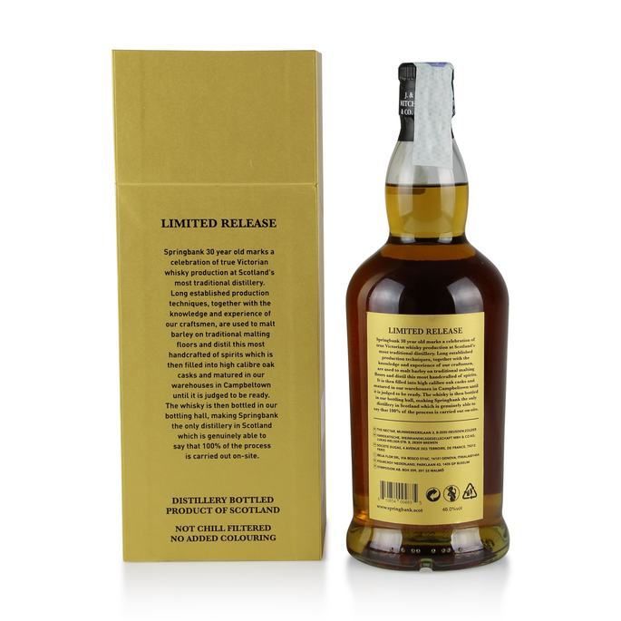 Springbank 30年 2022年ボトリング Springbank 30 Year Old 2022 Bottling Auction | Australian Whisky