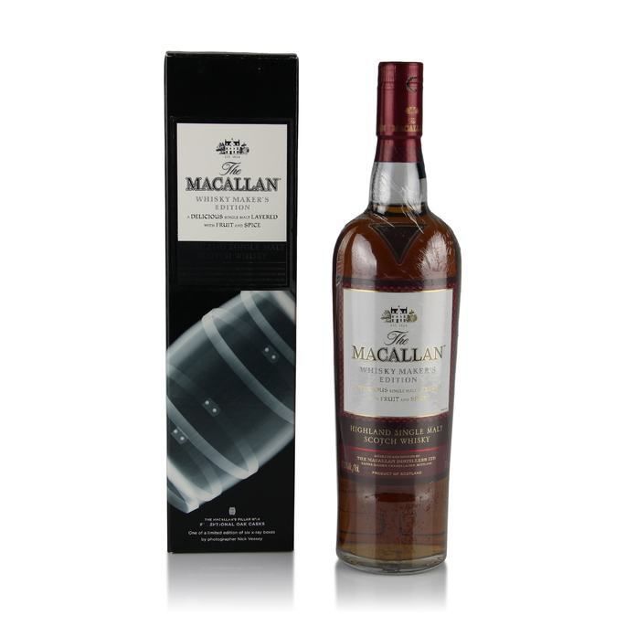 Macallan Whisky Maker’s X-Ray Edition Pillar No 4 Exceptional Oak Casks