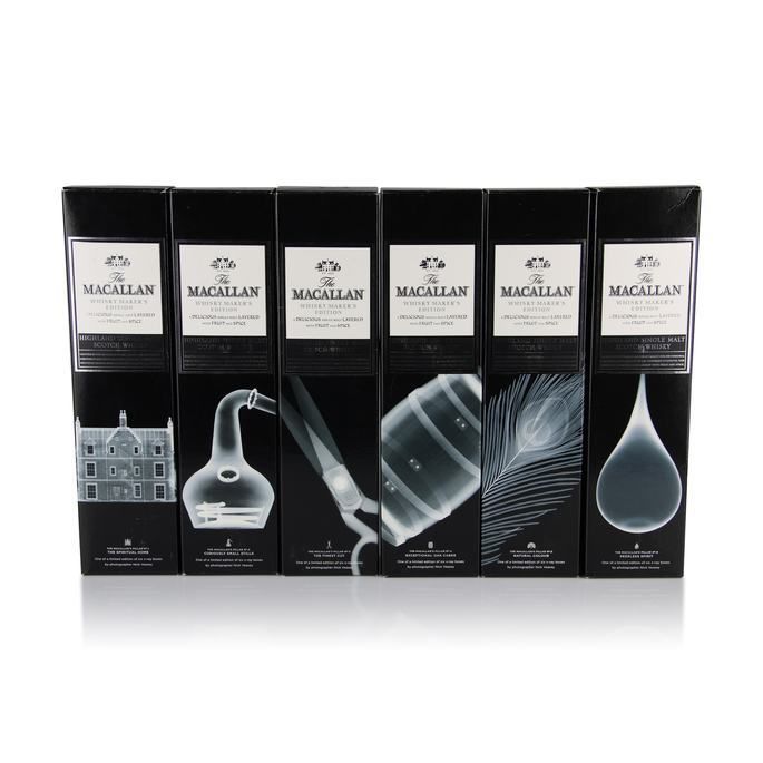 Macallan Whisky Maker's Edition Nick Veasey Six Pillars Set Macallan Whisky Maker's Edition Nick Veasey Six Pillars Set