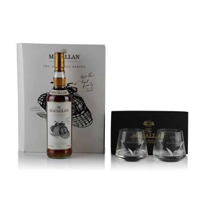 Macallan Archival Series Folio 5 With Chevron Macallan Branded Tumblers