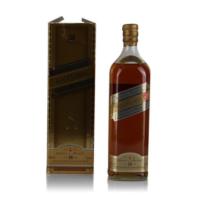 Johnnie Walker Gold Label 18 Year Old 1990s Bottling (1000ml)