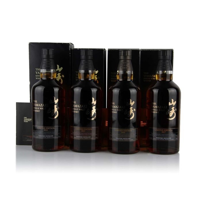 Yamazaki 2014 - 2017 Limited Edition Set (4x700ml Bottles) Auction