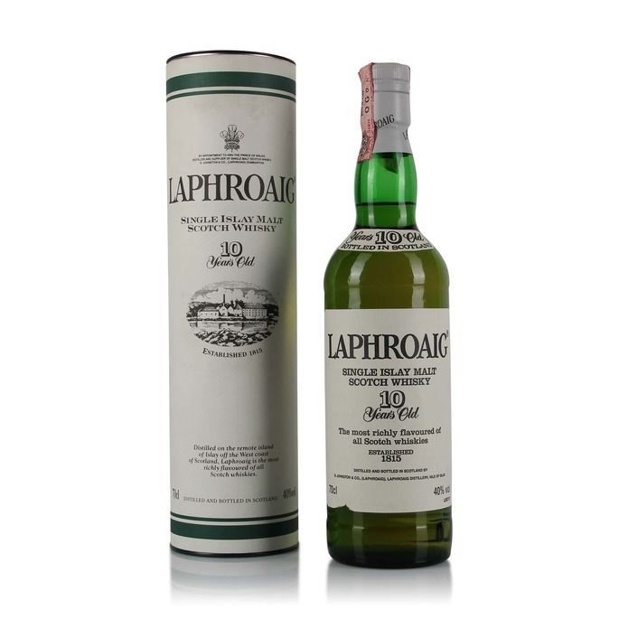 Laphroaig 10 Year Old 1990's Italian Import Auction | Australian