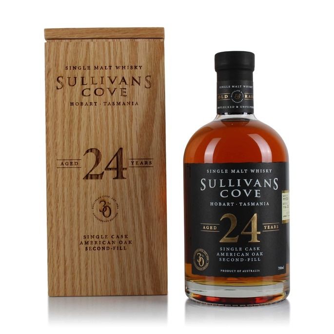 Sullivans Cove Old & Rare 24 Year Old Single American Oak Cask HH0004 30th Anniversary