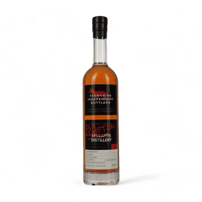 Tasmanian Independent Bottlers TIB RD 0013 Port Cask // Old Kempton Distillery #4 Tasmanian Independent Bottlers TIB RD 0013 Port Cask // Old Kempton Distillery #4