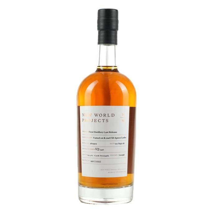 New World Projects Starward First Distillery Last Release Apera Cask Vatting