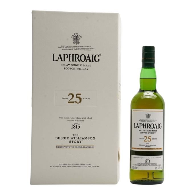 Laphroaig 25 Year Old Bessie Williamson Story