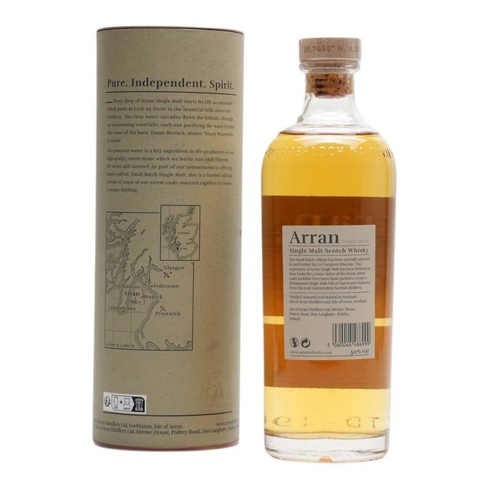 ウイスキー Arran 9 Years Old Rum Cask Finish Arran 9 Year Old Small Batch Rum Cask Finish Exclusive For Le