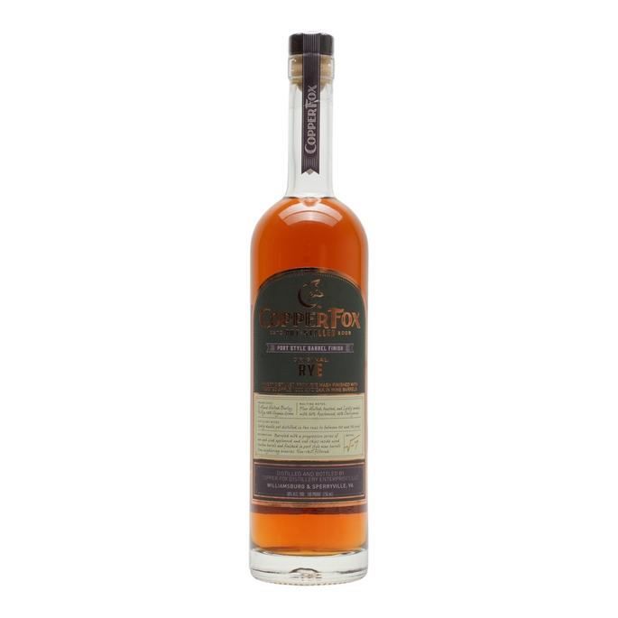 Copper Fox Port Style Barrel Finished Rye Auction | Australian Whisky ...