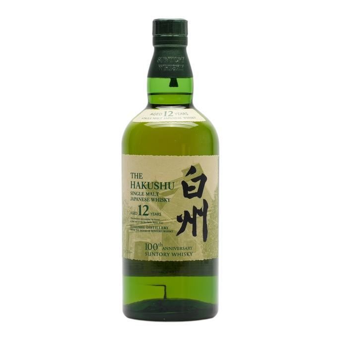 Hakushu 100th Anniversary Edition 12 Year Old, Bourbon & Sherry Cask, 2023, 43% whisky bottle