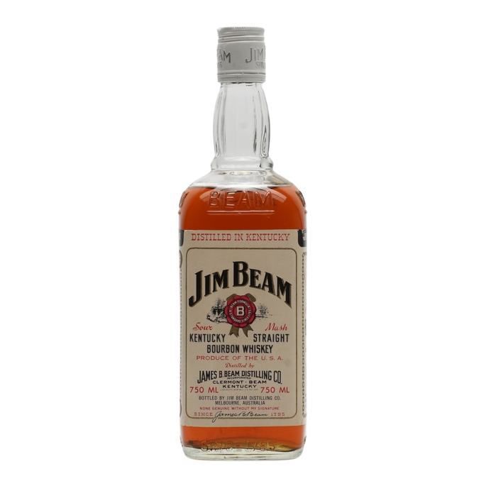 Jim Beam White Label 1980s Bottled In Australia (750ml)