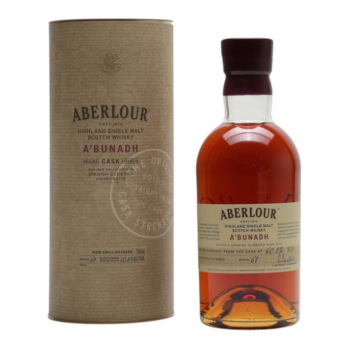 Aberlour A'Bunadh Batch #61, Sherry Cask, Cask #Batch 61, Batch 61, 2017, 60.8% whisky bottle