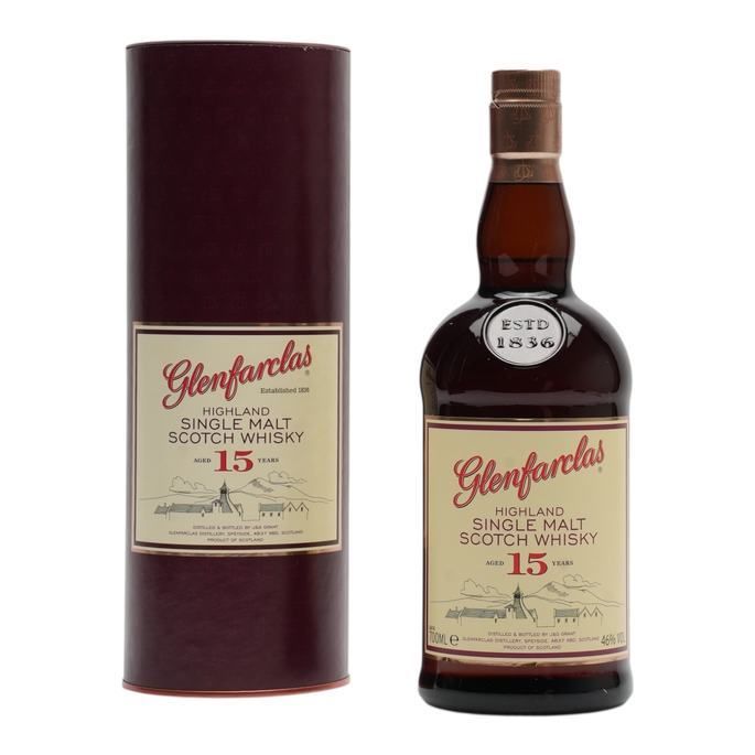 Glenfarclas 15 Year Old, Oloroso Sherry Cask, 46%, 70cl whisky bottle