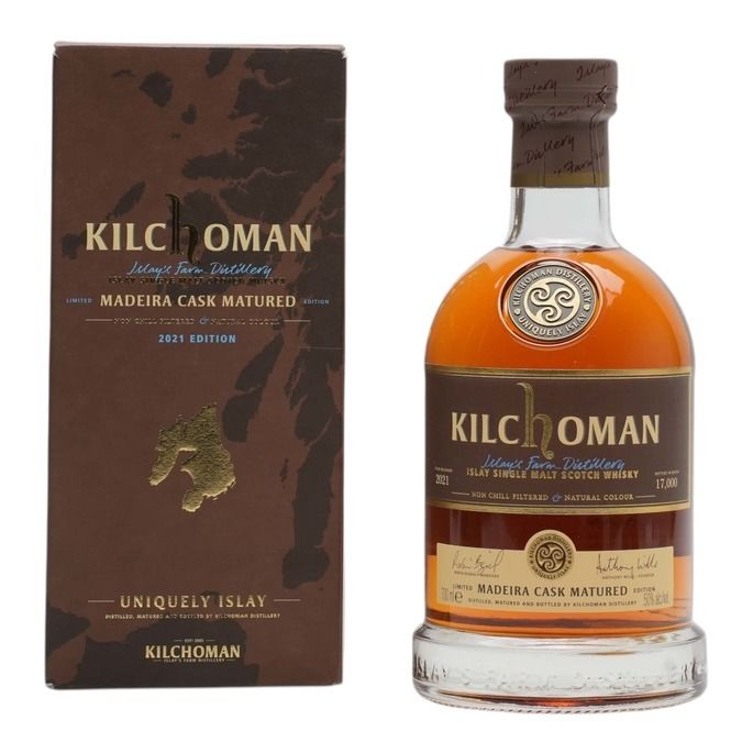 Kilchoman Madeira Cask Matured 5 Year Old, Madeira Cask, 2021, 50% whisky bottle