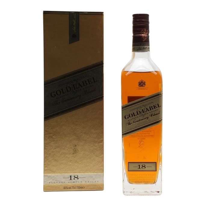 Johnnie Walker 18 Years Old Gold Label Centenary Blend, 2000, 40% whisky bottle