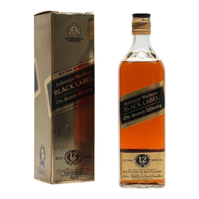 Johnnie Walker Black Label Extra Special 12 Year Old, 1980s, 40%, 75cl whisky bottle