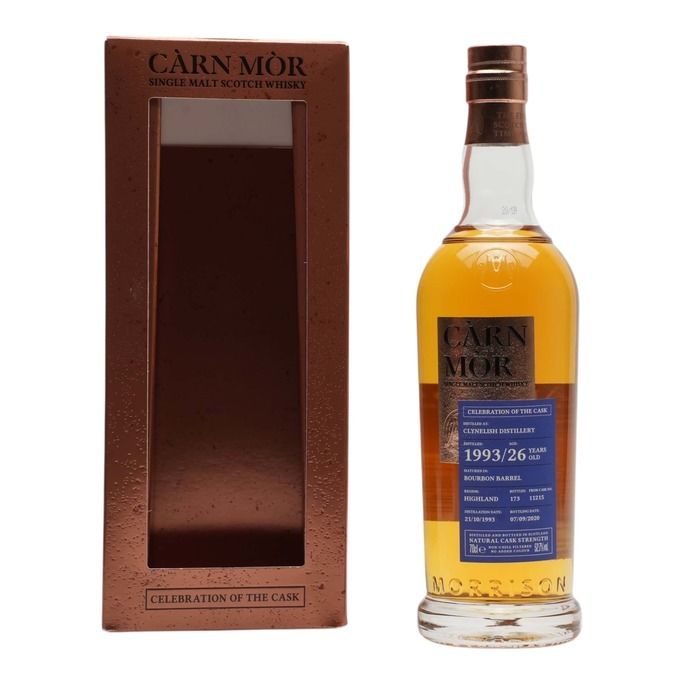Clynelish Celebration of the Cask #26 Year Old, Bourbon Cask, Cask #11215, 1993, Càrn Mòr, 52.7% whisky bottle