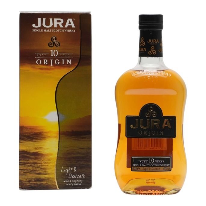 Jura Origin 10 Year Old, Bourbon & Oloroso Sherry Cask, 40% whisky bottle