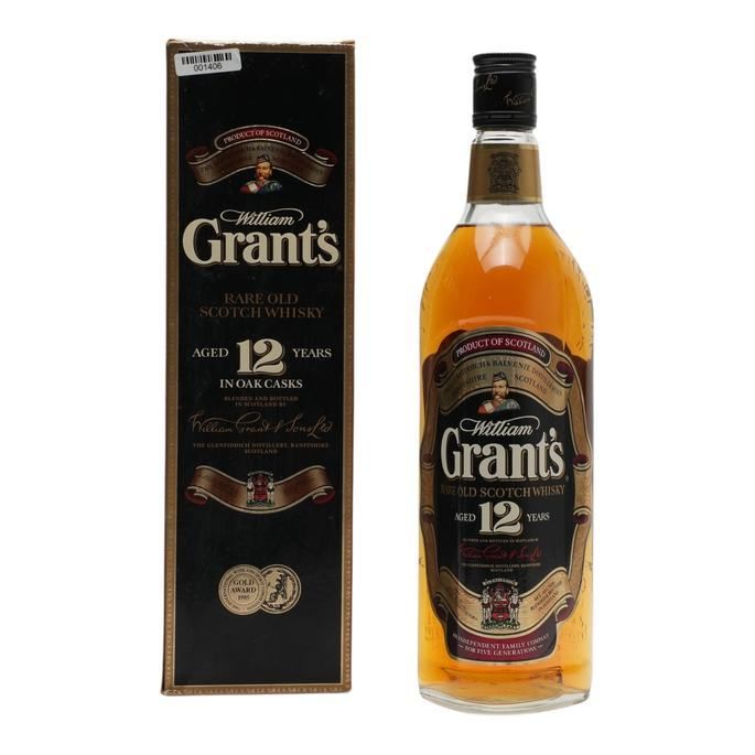 Grant's 12 Year Old, Oak Cask, 40% whisky bottle