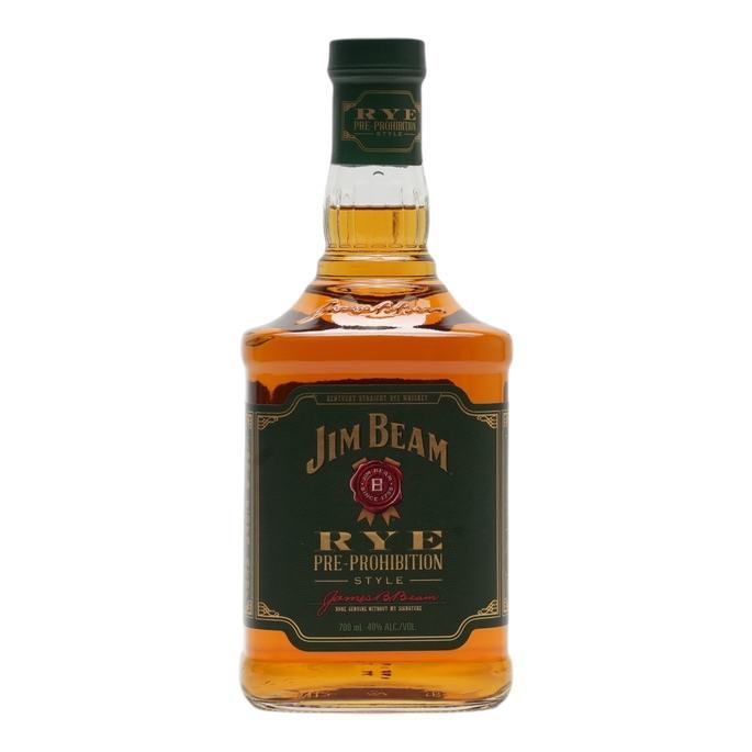 Jim Beam Pre-Prohibition Style Rye, New Charred American Oak Cask, 40% whisky bottle