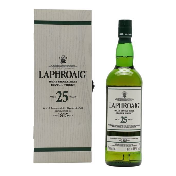 Laphroaig Cask Strength 25 Year Old, Bourbon & Sherry Cask, 2020, 49.8% whisky bottle