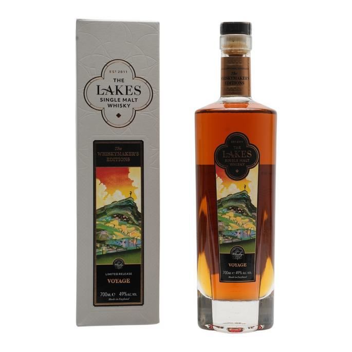 Lakes The Whiskymaker's Edition Voyage, Oloroso, PX, Calvados, American Oak & Red Wine Cask, The Whisky Club Exclusive, 49% whisky bottle