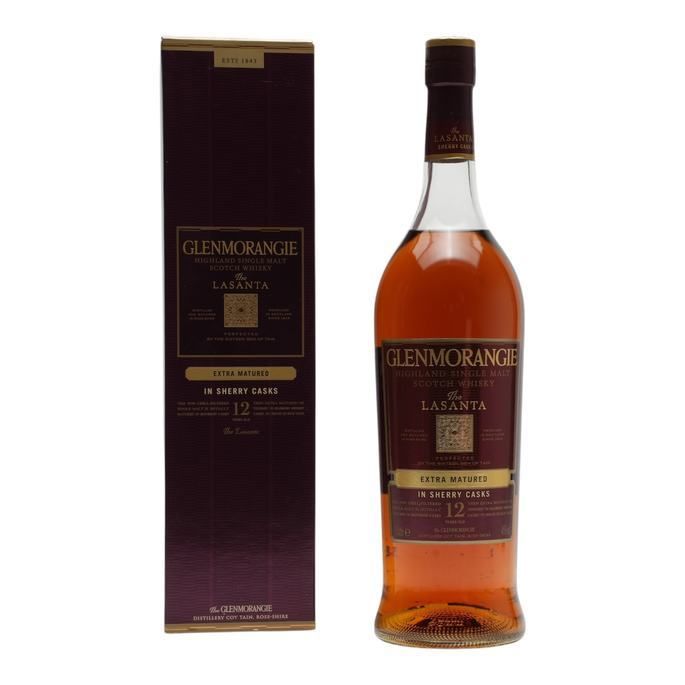 Glenmorangie The Lasanta 12 Year Old, Sherry Cask, 46% whisky bottle