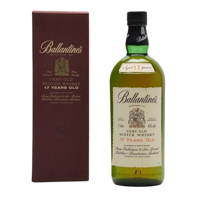 Ballantine's 17 Year Old, 43%, 1L whisky bottle
