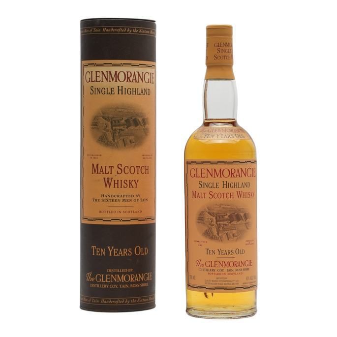 Glenmorangie 10 Year Old, Bourbon Cask, 40%, 1L whisky bottle