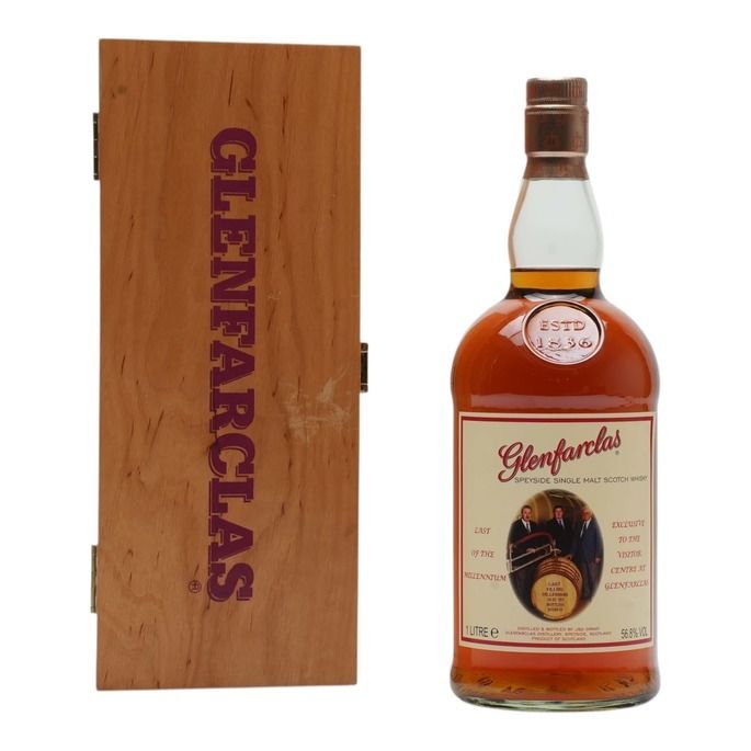Glenfarclas Last of the Millennium 12 Year Old, Sherry Cask, 2012, 56.8% whisky bottle