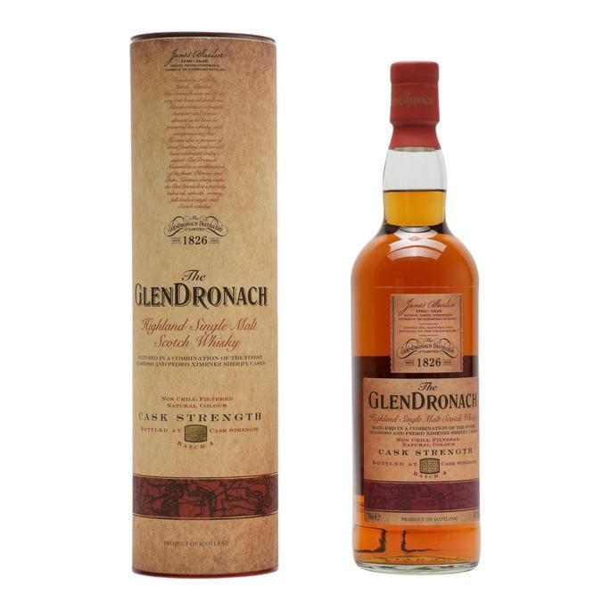 GlenDronach Cask Strength Batch #4 10 Year Old, Sherry Cask, 2015, 54.7% whisky bottle