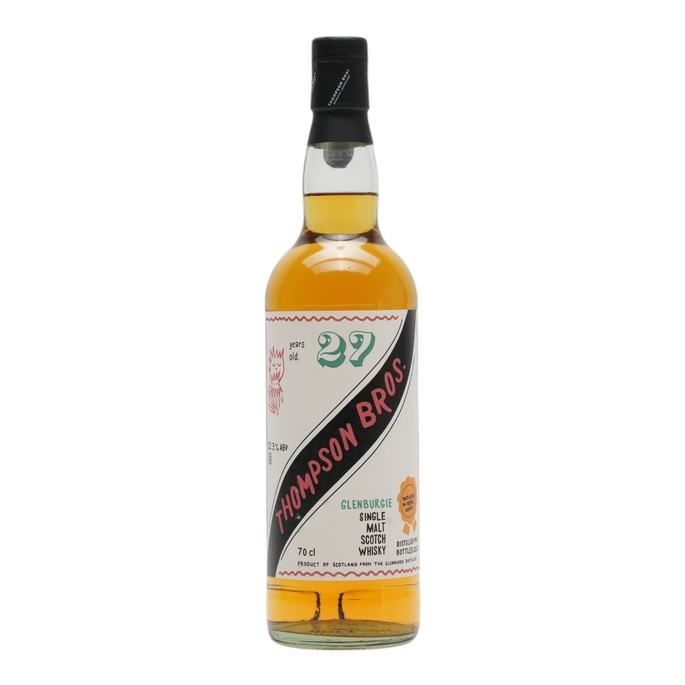 Glenburgie 27 Year Old, Refill Hogshead Cask, 1995, Thompson Bros, 52.3% whisky bottle