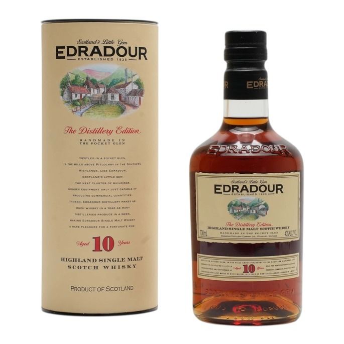 Edradour The Distillery Edition 10 Year Old, Oloroso Sherry Cask, 40% whisky bottle