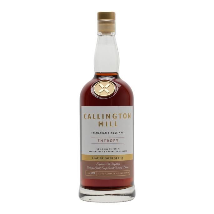 Callington Mill Entropy, Wine Cask, 52% whisky bottle