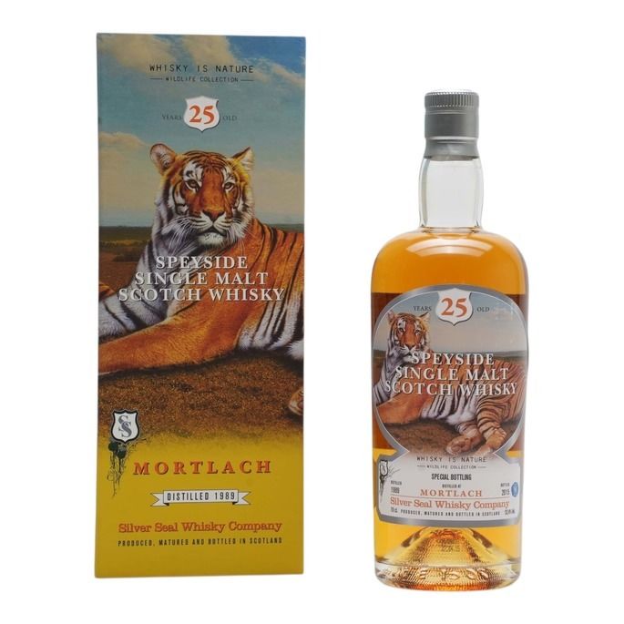 Mortlach 1989 25 Year Old Single Cask #3911 Whisky Is Nature Wildlife Collection // Silver Seal