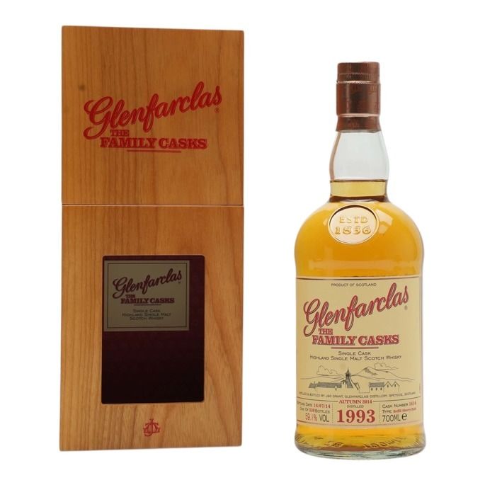 Glenfarclas The Family Cask #21 Year Old, Sherry Cask, Cask #1614, 2014, 59.1% whisky bottle