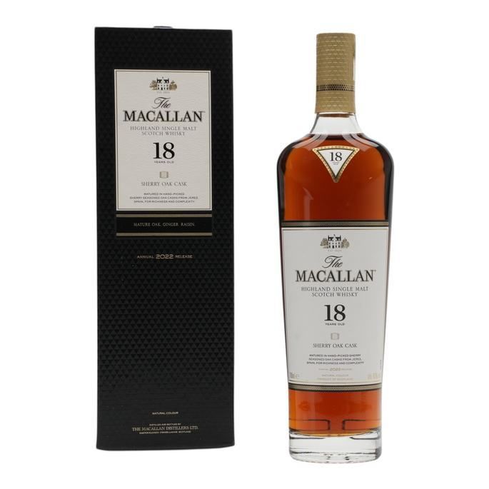 Macallan 18 Year Old Sherry Oak 2022 Release