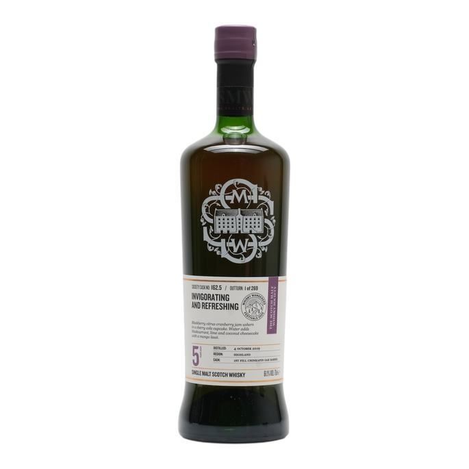 SMWS 162.5 Invigorating And Refreshing Isle Of Raasay 2019 5 Year Old