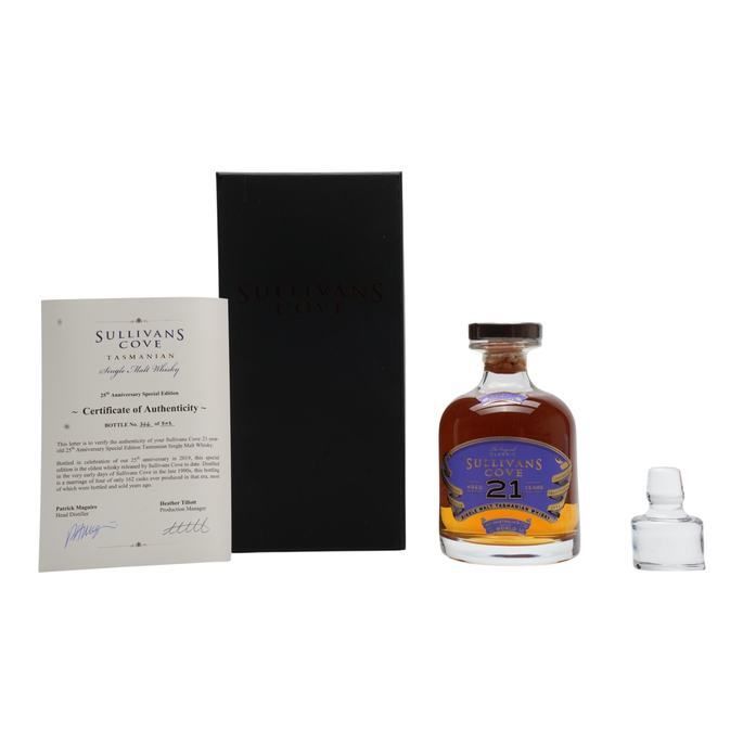 Sullivans Cove 21 Year Old 25th Anniversary Special Edition