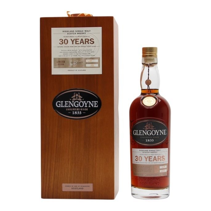 Glengoyne 30 Year Old, Sherry & Bourbon Cask, 2018, 46.8% whisky bottle