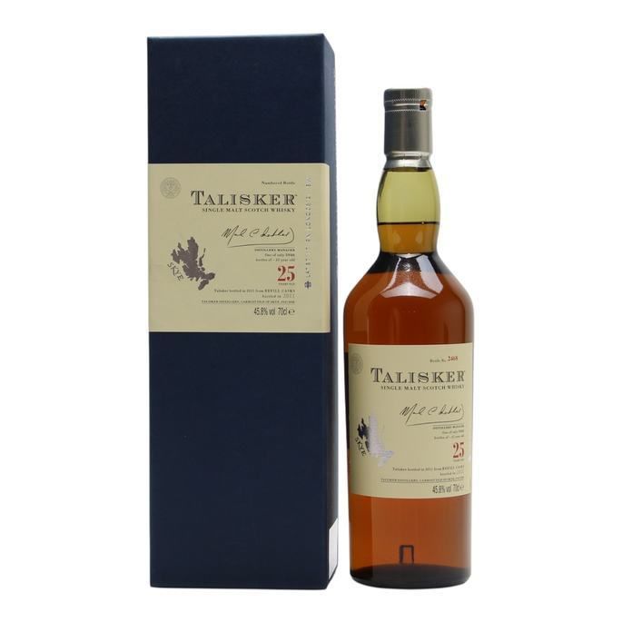 Talisker 25 Year Old, Refill Cask, 2011, 45.8% whisky bottle