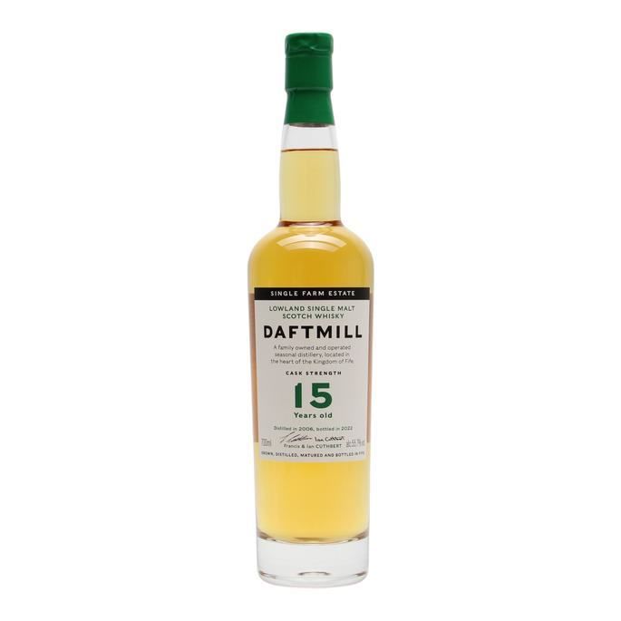 Daftmill Cask Strength 15 Year Old, Bourbon Cask, 2022, 55.7% whisky bottle