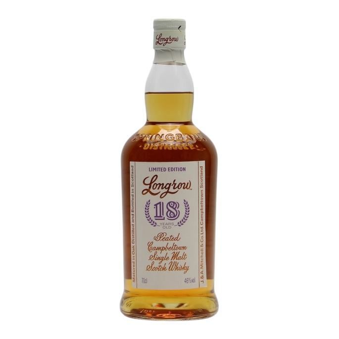 Springbank Longrow 18 Year Old, 2016, 46% whisky bottle