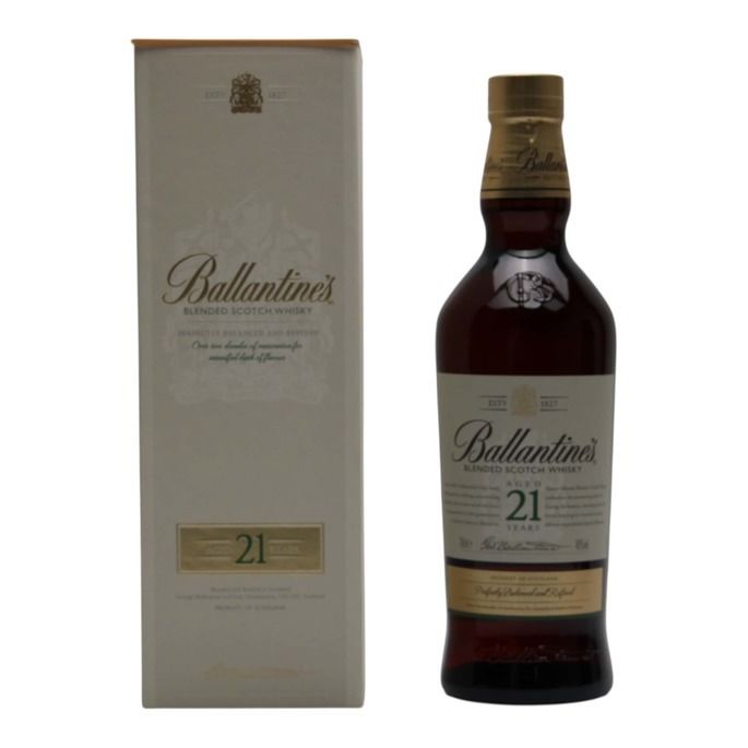 Ballantine's Very Old 21 Year Old, European Oak Cask, 40% whisky bottle
